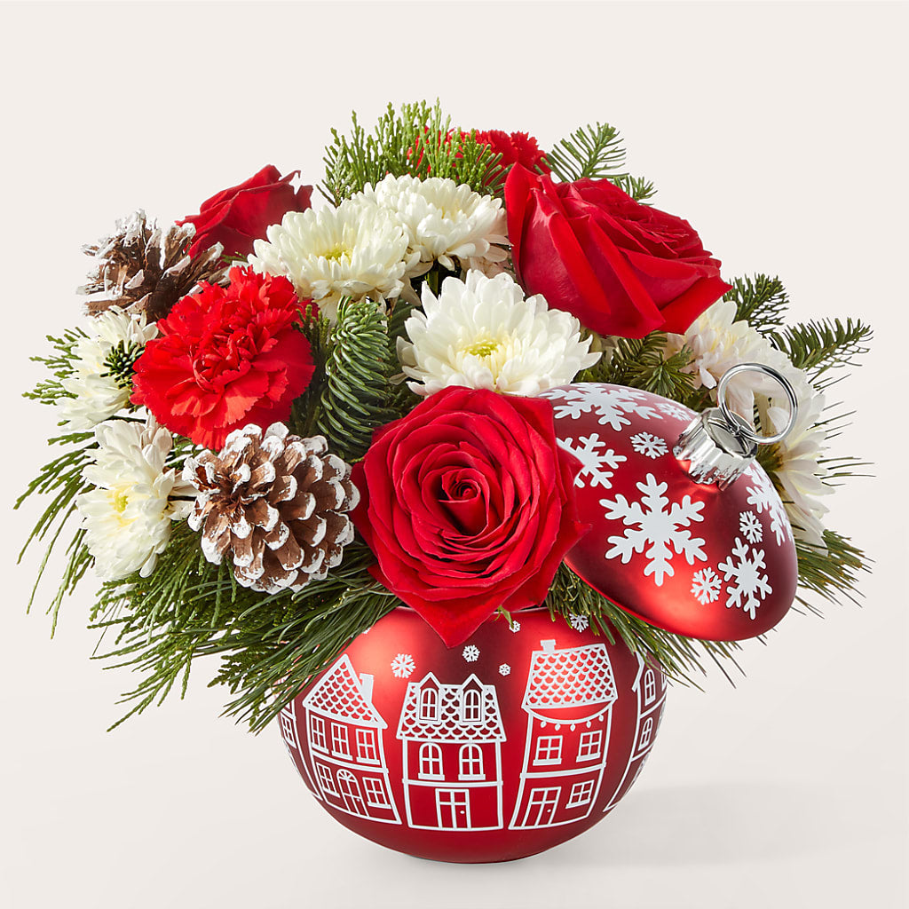 Christmas Village Ornament – Southern Utah Floral, Washington UT