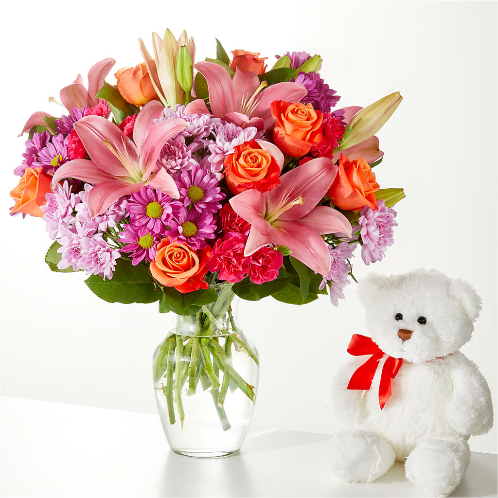 One and Only Bouquet and Bear Bundle – Southern Utah Floral, Washington UT
