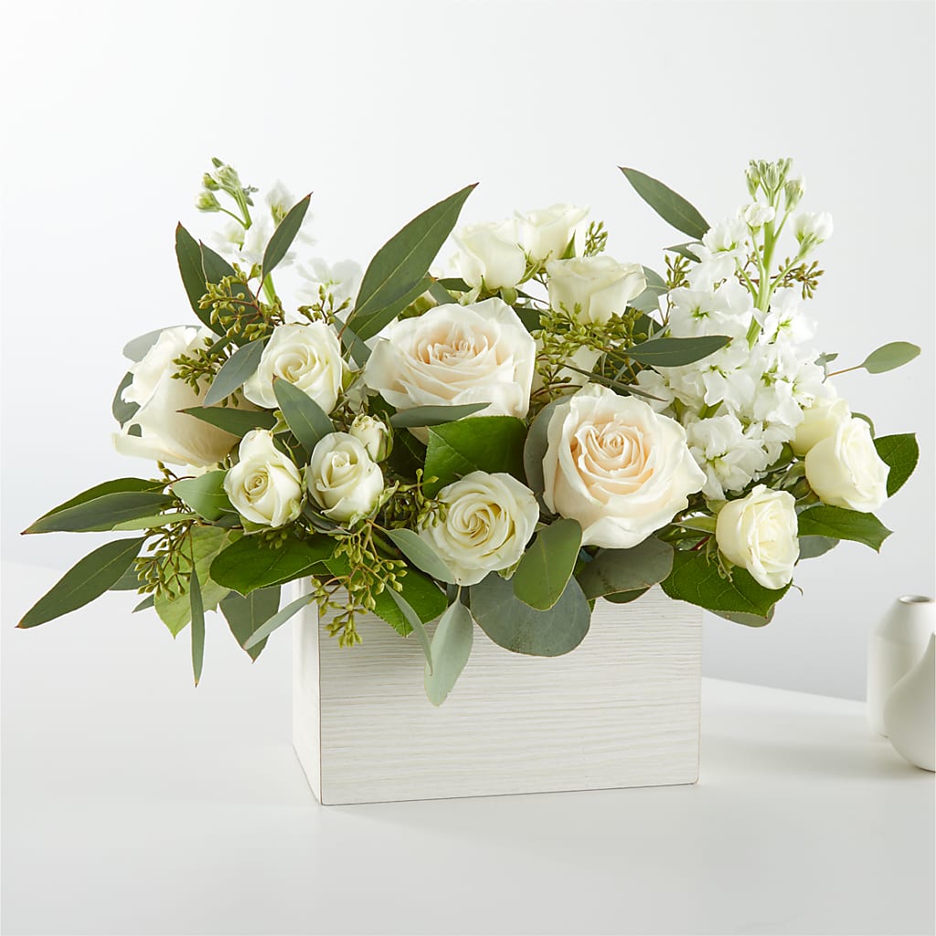 Fresh Linen Box Bouquet – Southern Utah Floral, Washington UT