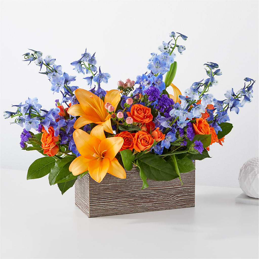 Radiant Citrus Box Bouquet – Southern Utah Floral, Washington UT