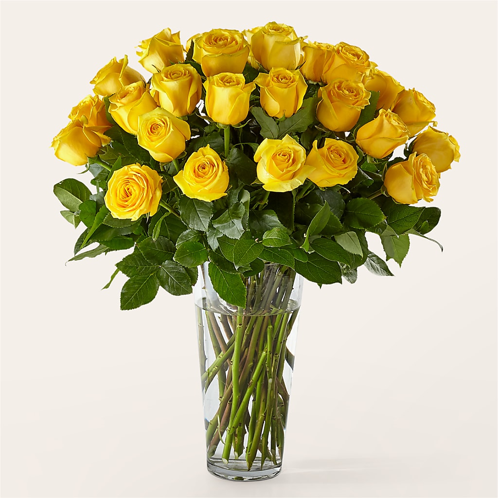 Long Stem Yellow Rose Bouquet – Southern Utah Floral, Washington UT
