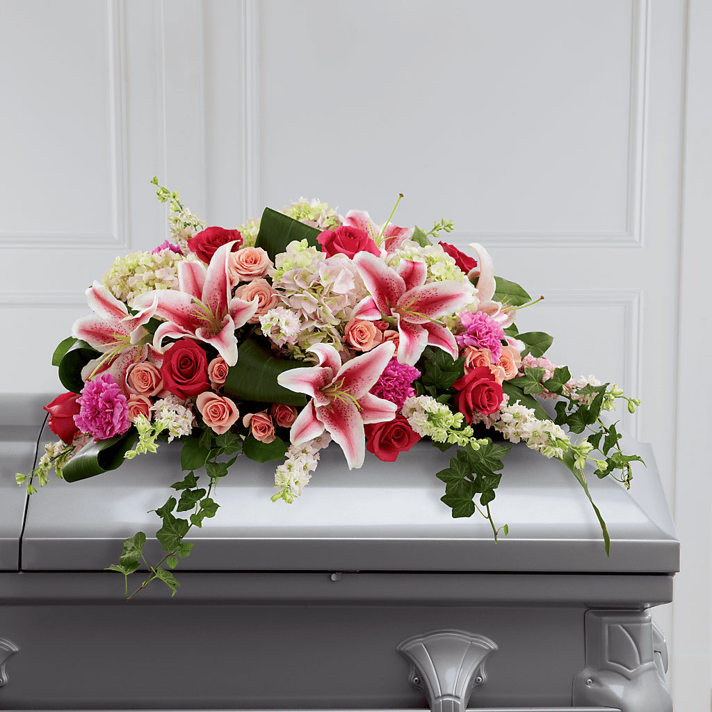 Splendid Grace Casket Spray – Southern Utah Floral, Washington UT