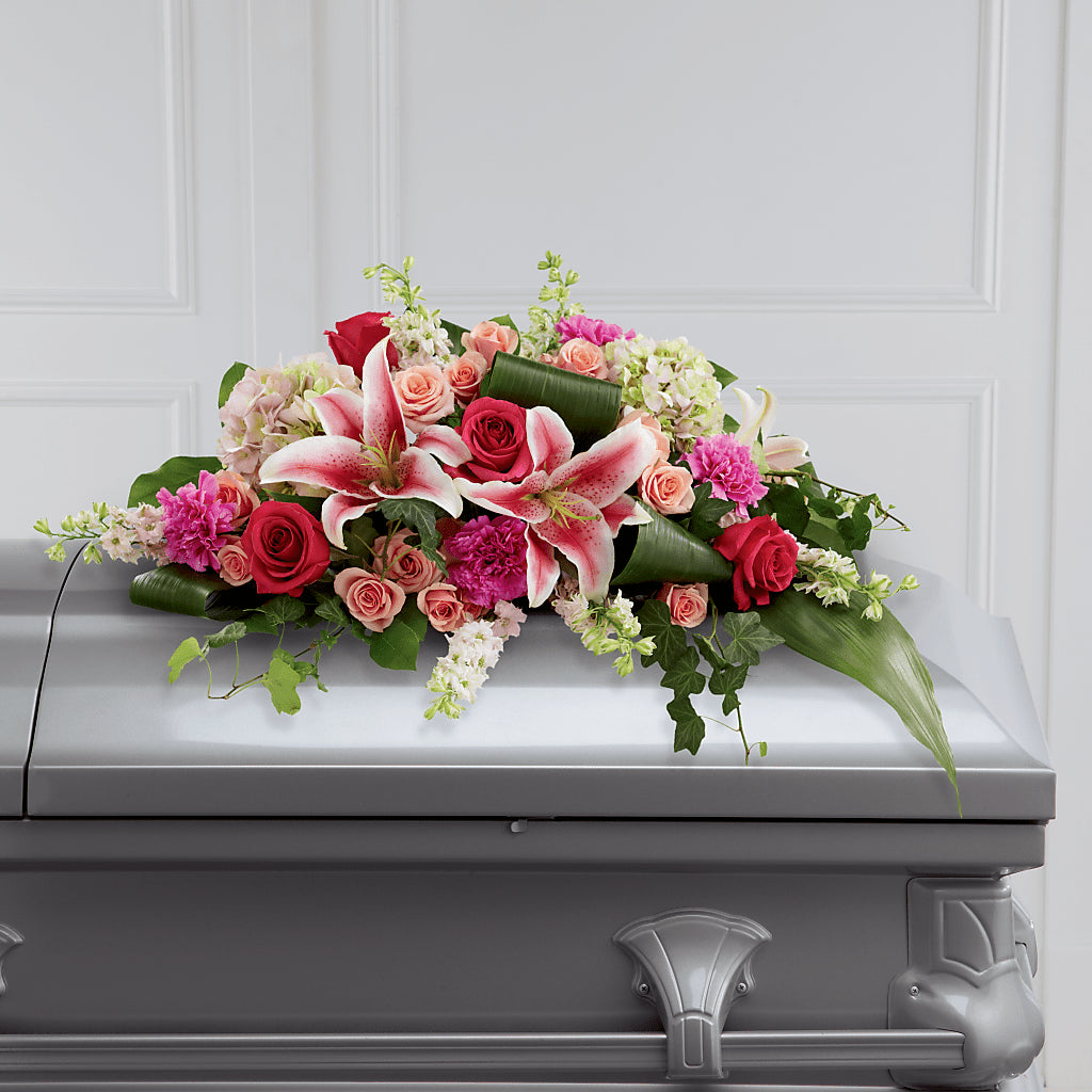 Splendid Grace Casket Spray – Southern Utah Floral, Washington UT