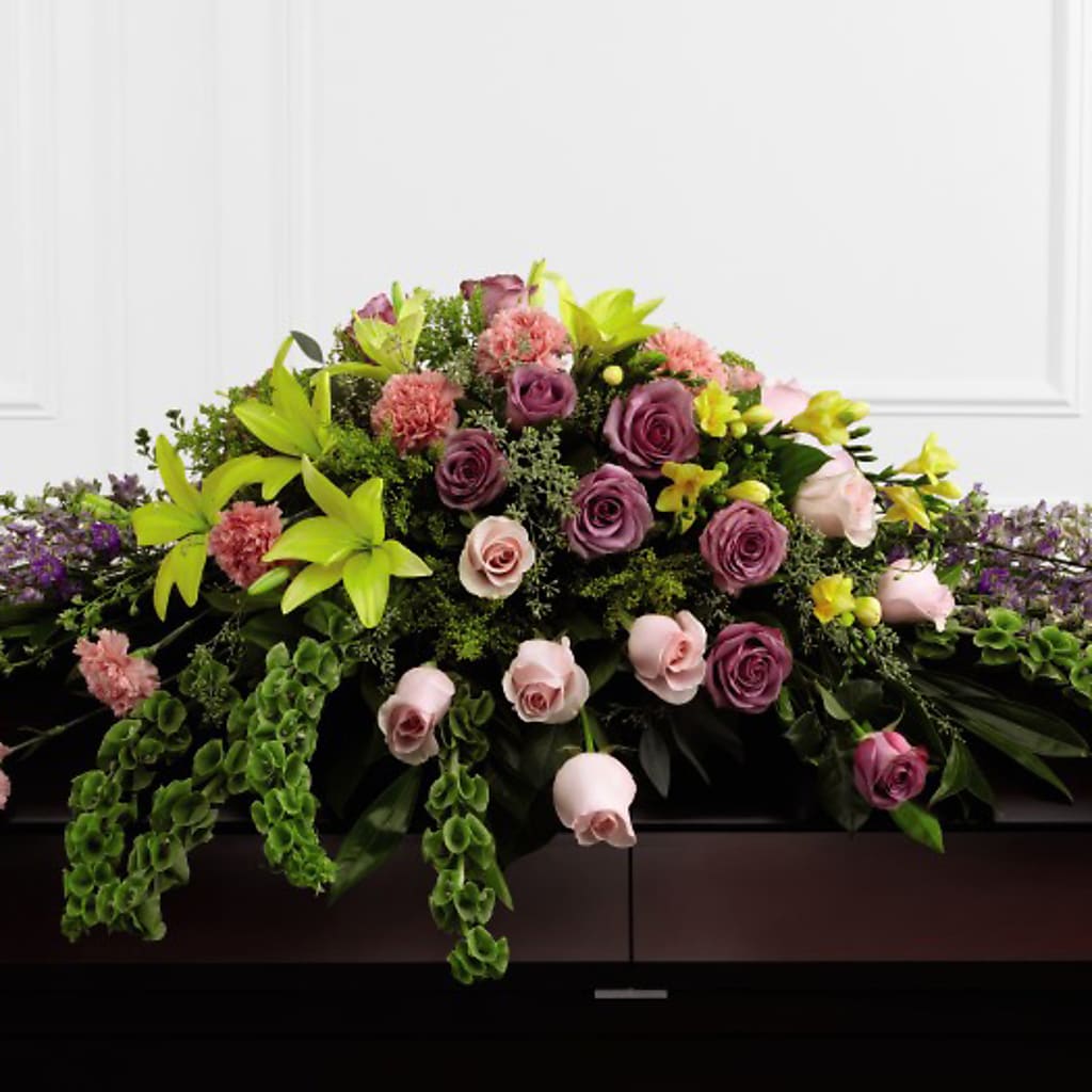 Forever Beloved Casket Spray – Southern Utah Floral, Washington UT