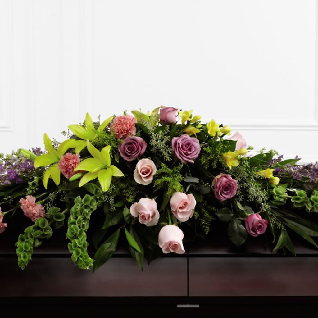 Forever Beloved Casket Spray – Southern Utah Floral, Washington UT