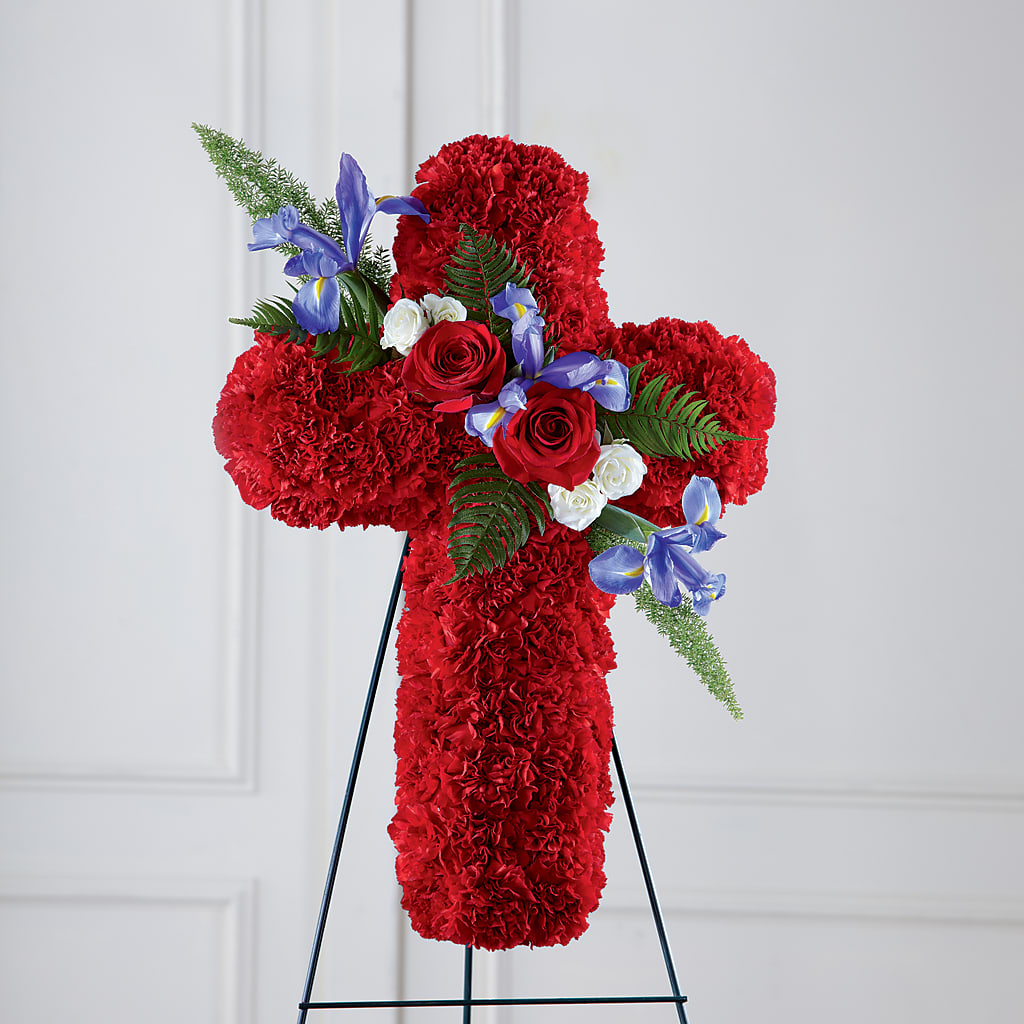 Faithful Hero Floral Cross – Southern Utah Floral, Washington UT