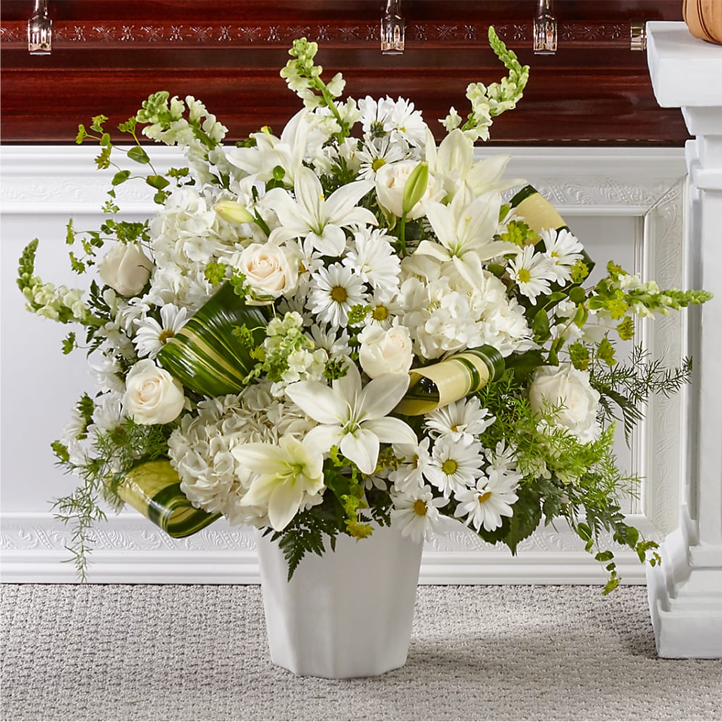 Thoughts of Tranquility Floor Basket – Southern Utah Floral, Washington UT