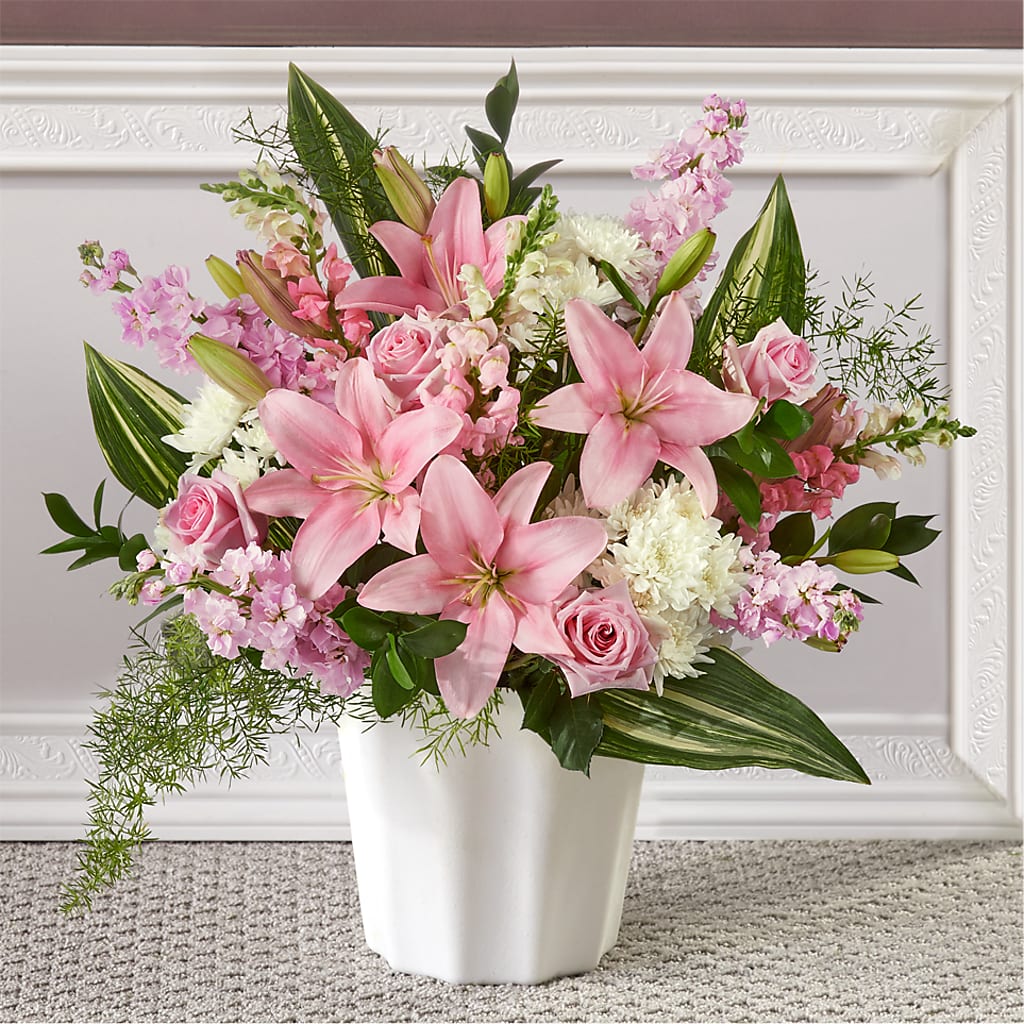 Simply Serene Floor Basket – Southern Utah Floral, Washington UT