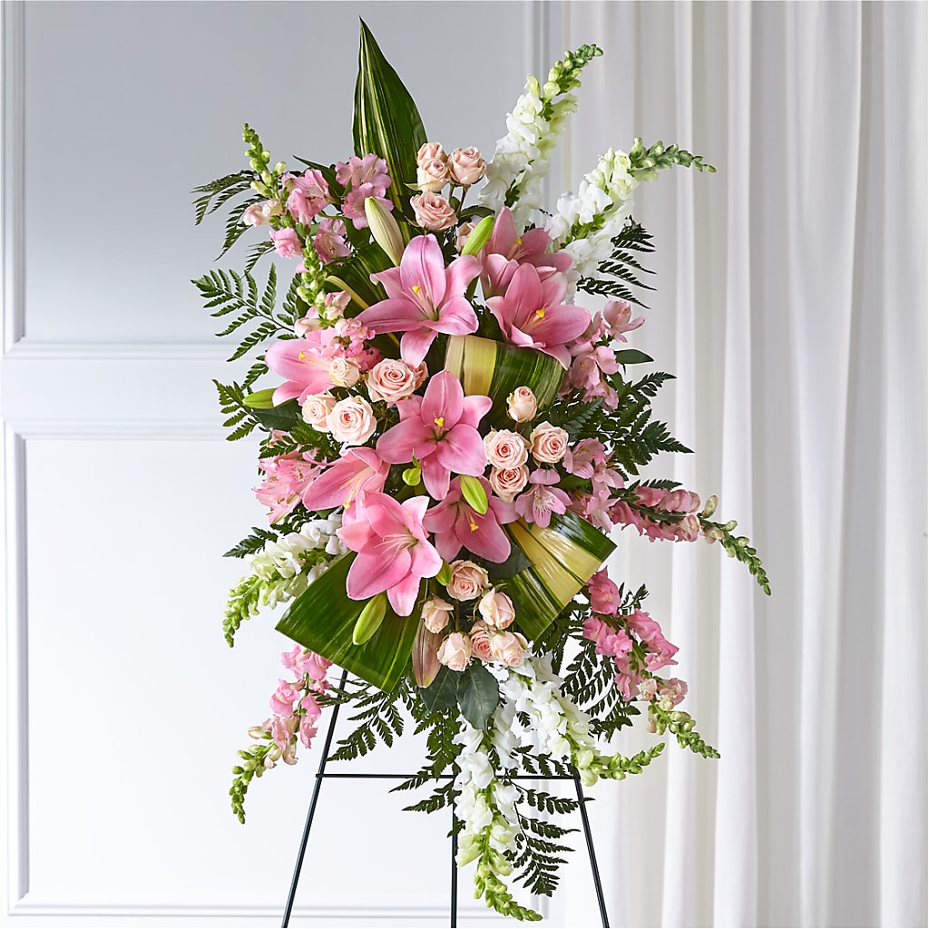 Elegant Embrace Standing Spray – Southern Utah Floral, Washington UT
