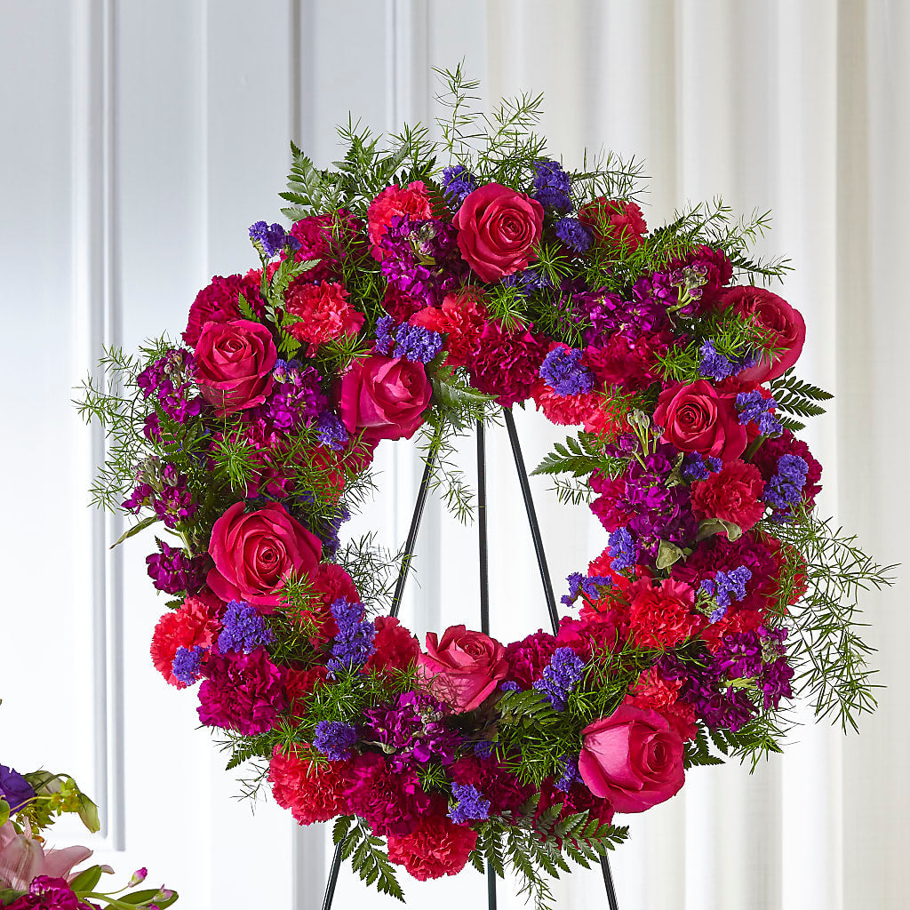 Calming Colors Wreath – Southern Utah Floral, Washington UT