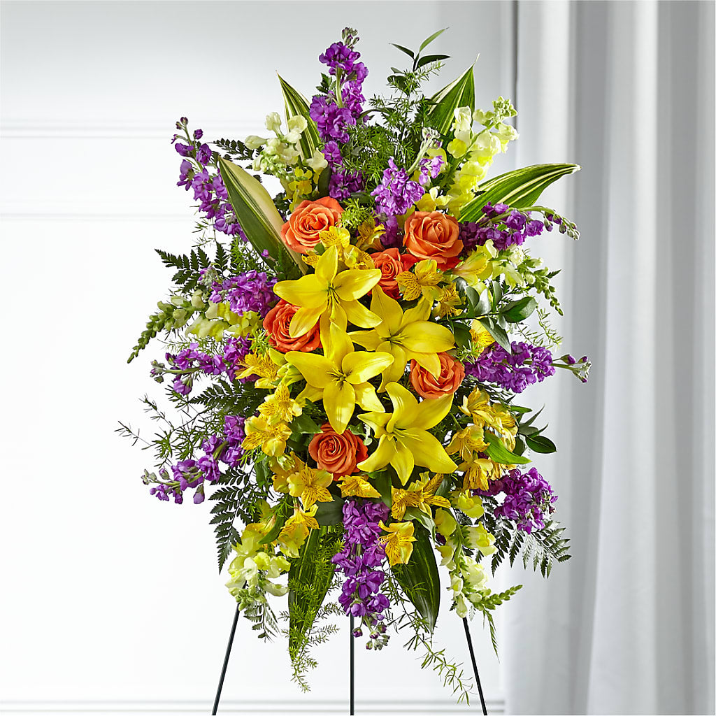 Thoughtful Prayers Standing Spray – Southern Utah Floral, Washington UT