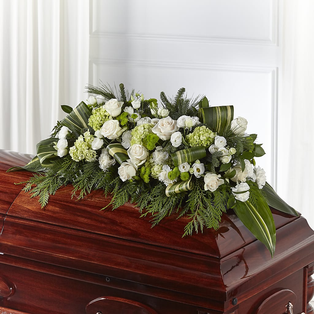 Hopeful Gesture Casket Spray – Southern Utah Floral, Washington UT