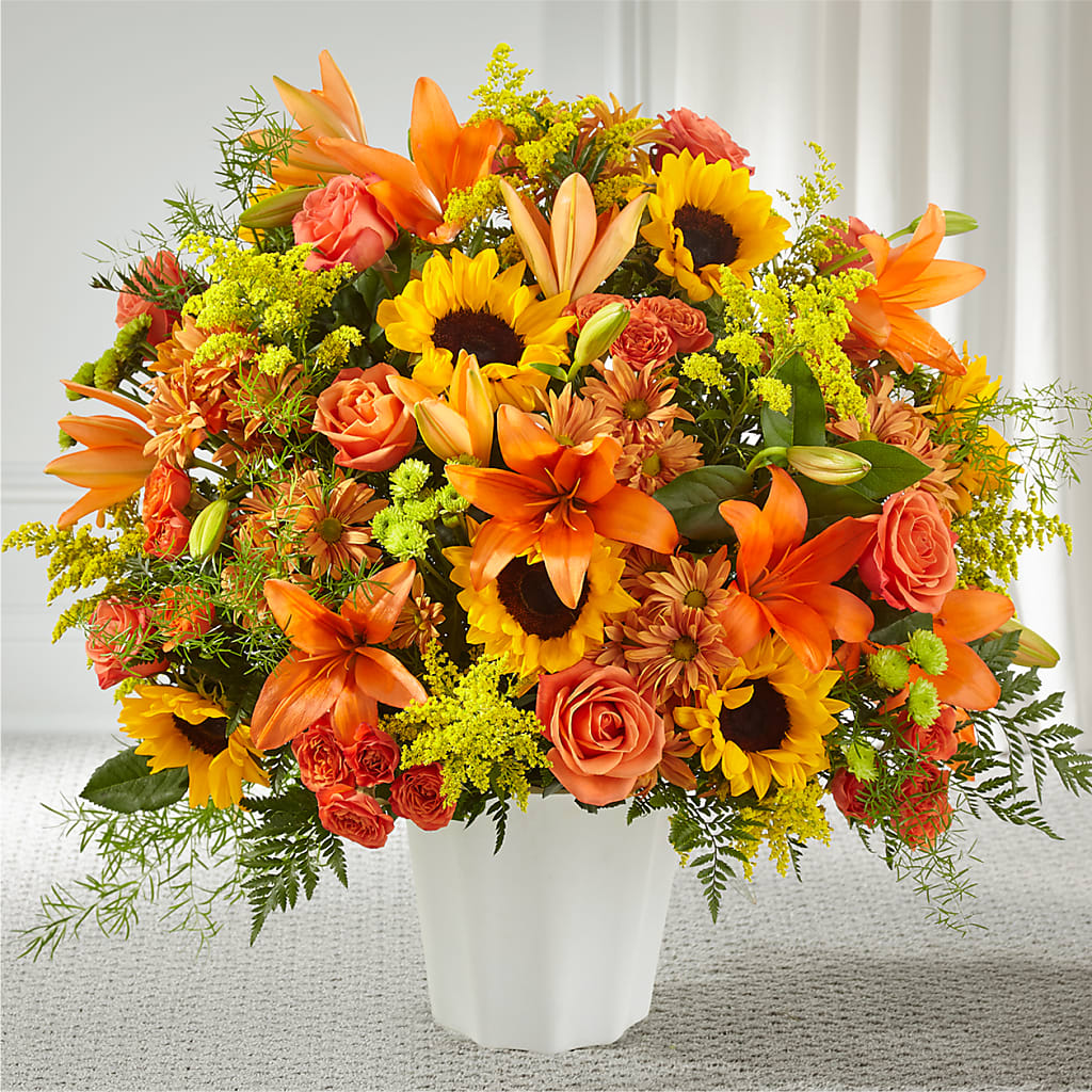 Harvest Thoughts Floor Basket – Southern Utah Floral, Washington UT