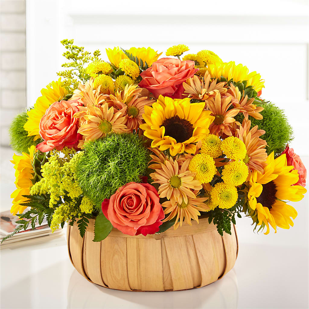 Harvest Sunflower Basket – Southern Utah Floral, Washington UT