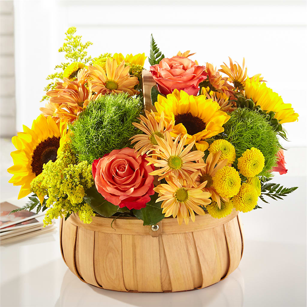 Harvest Sunflower Basket – Southern Utah Floral, Washington UT
