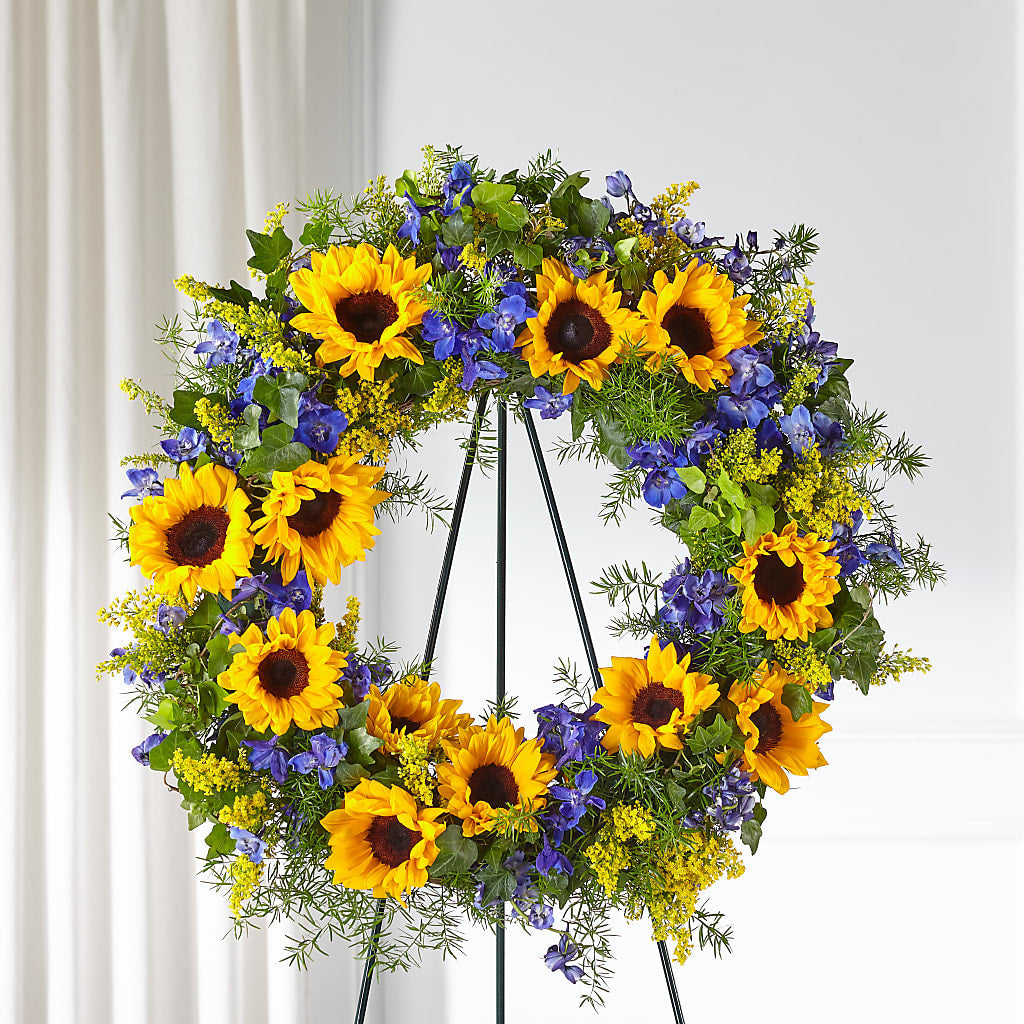 Bright Rays Wreath – Southern Utah Floral, Washington UT