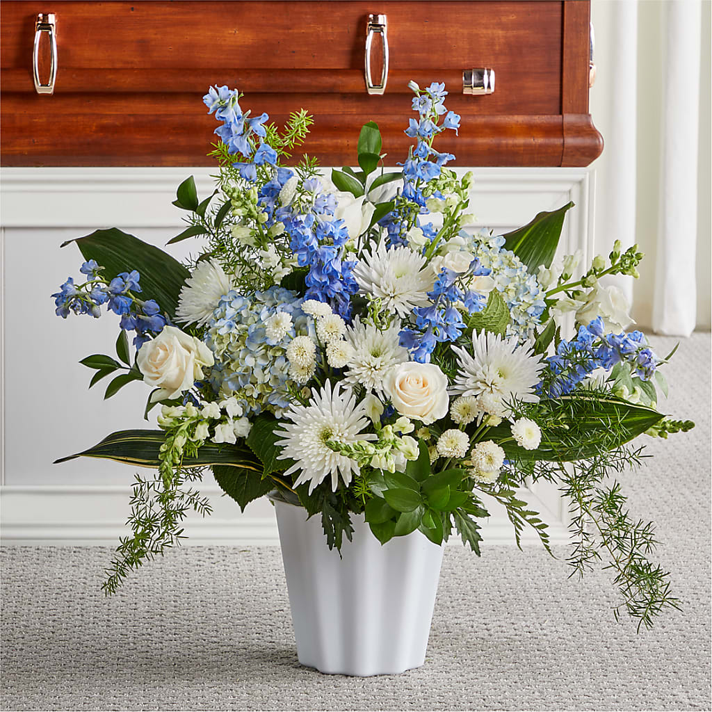 Everlasting Memories Floor Basket – Southern Utah Floral, Washington UT
