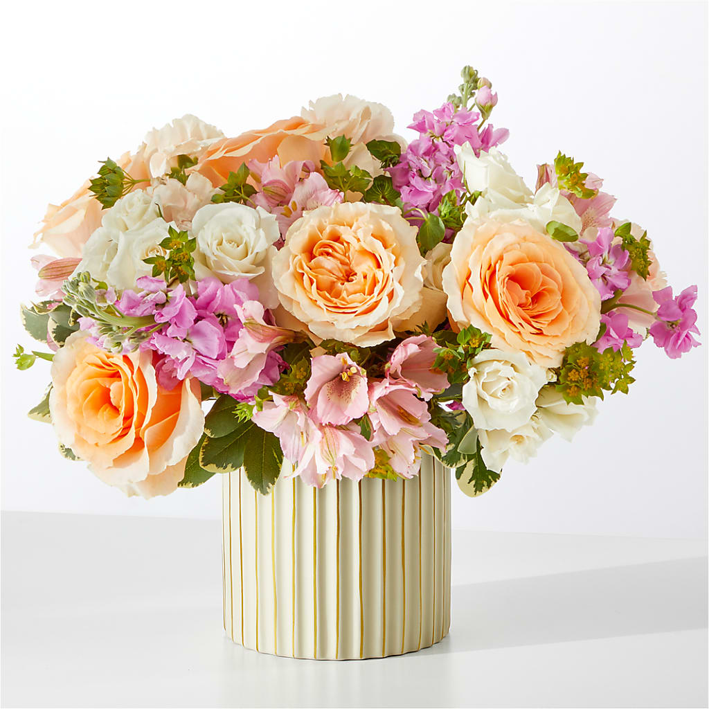 Paradise Bouquet with Ivory Vase – Southern Utah Floral, Washington UT