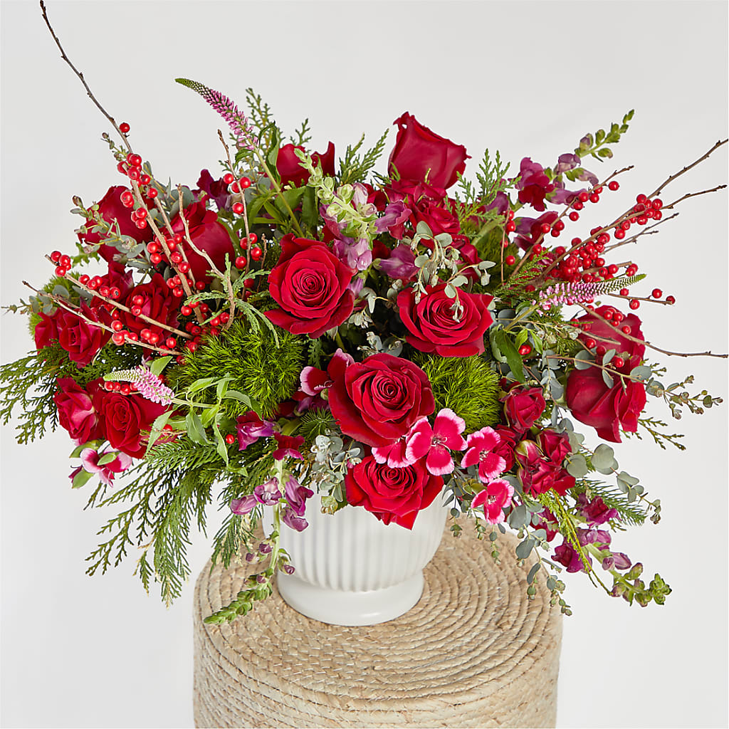 Big Red Bow Bouquet –  Southern Utah Floral, Washington UT