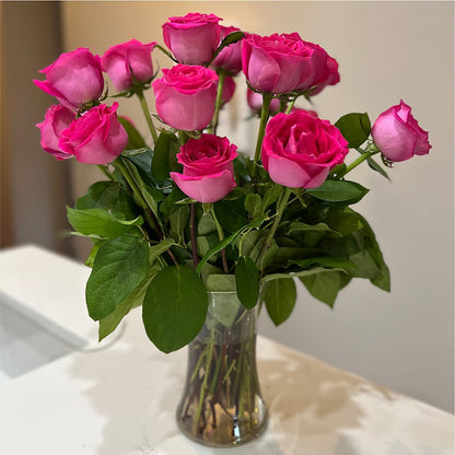 Long Stem Pink Rose Bouquet –  Southern Utah Floral, Washington UT