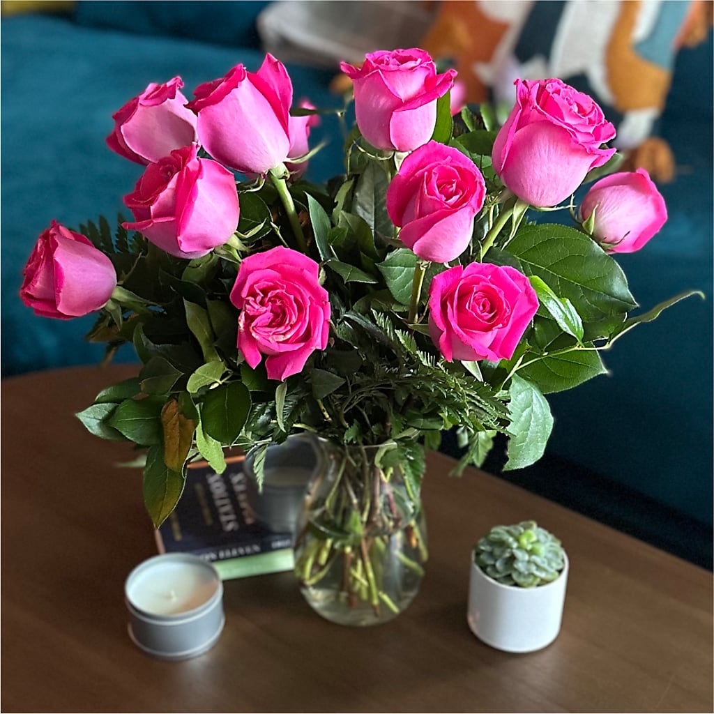 Long Stem Pink Rose Bouquet –  Southern Utah Floral, Washington UT