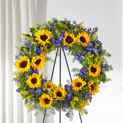 Bright Rays Wreath –  Southern Utah Floral, Washington UT