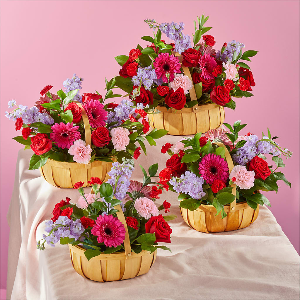 Pink Picnic Basket –  Southern Utah Floral, Washington UT
