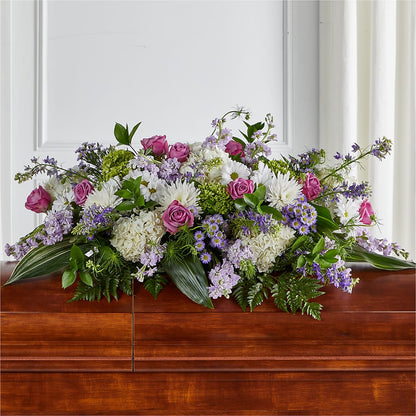 Meadows of Serenity Casket Spray –  Southern Utah Floral, Washington UT