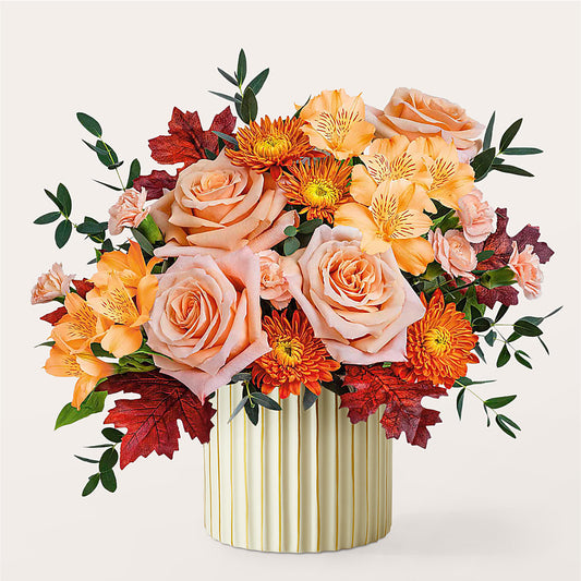 Spiced Latte Bouquet with Ivory Vase –  Southern Utah Floral, Washington UT