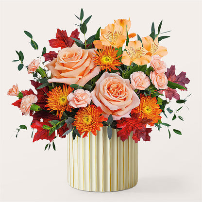 Spiced Latte Bouquet with Ivory Vase –  Southern Utah Floral, Washington UT