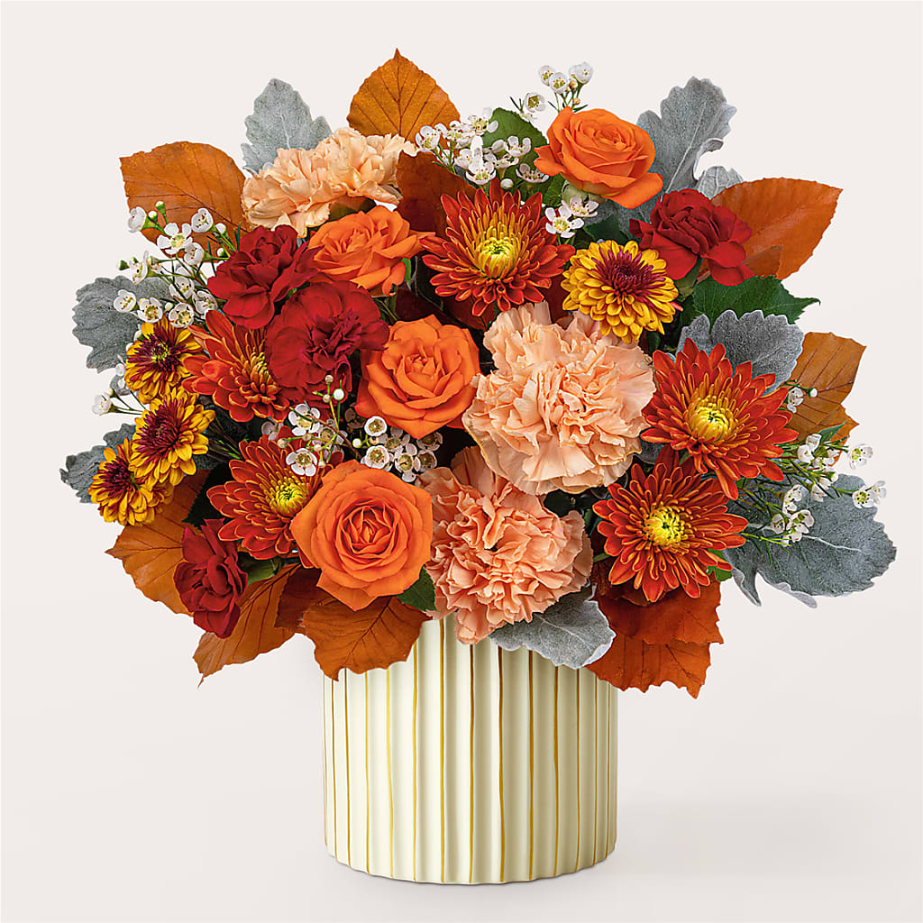 Merlot Bouquet with Ivory Vase –  Southern Utah Floral, Washington UT