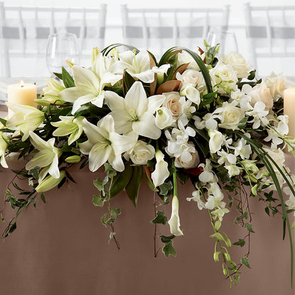 White Linen Arrangement –  Southern Utah Floral, Washington UT