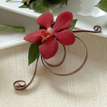 Red Mokara Boutonniere –  Southern Utah Floral, Washington UT